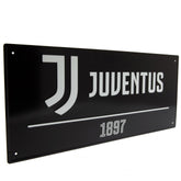 Juventus plaat 1897 zwart 40 x 18 cm